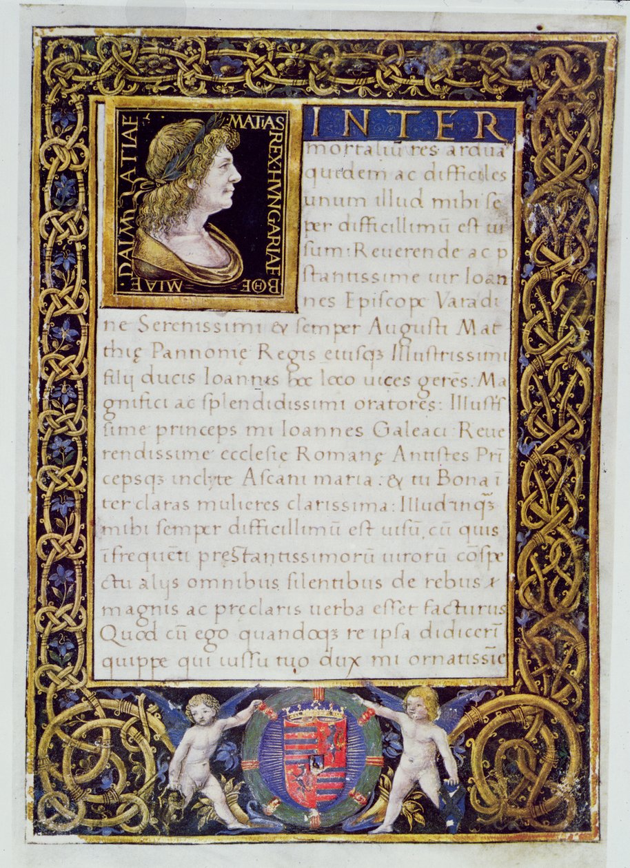 Matthias I (1440-90) Corvinus
