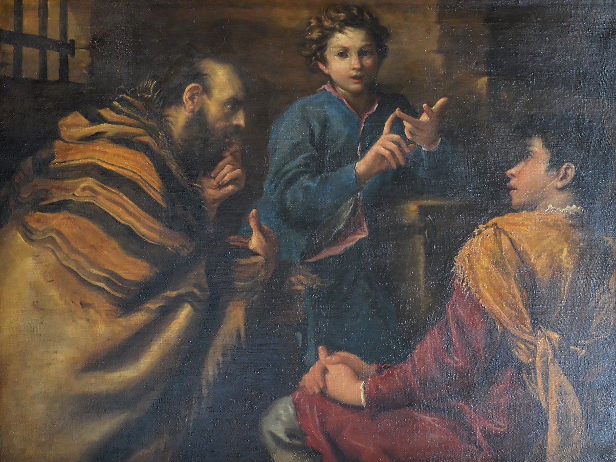 Yusuf rüyaları açıklıyor by Giovanni Antonio Burrini