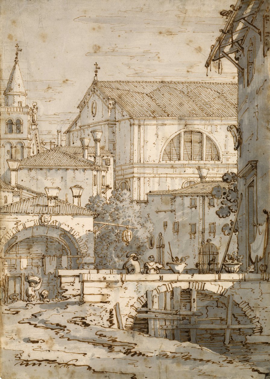 Mimari Capriccio by Giovanni Antonio Canal