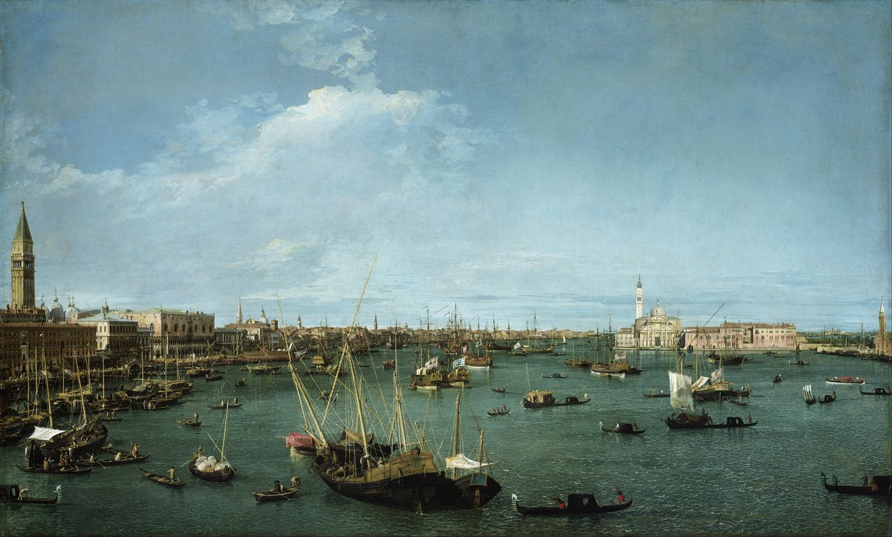 San Marco Havzası, Venedik by Giovanni Antonio Canal