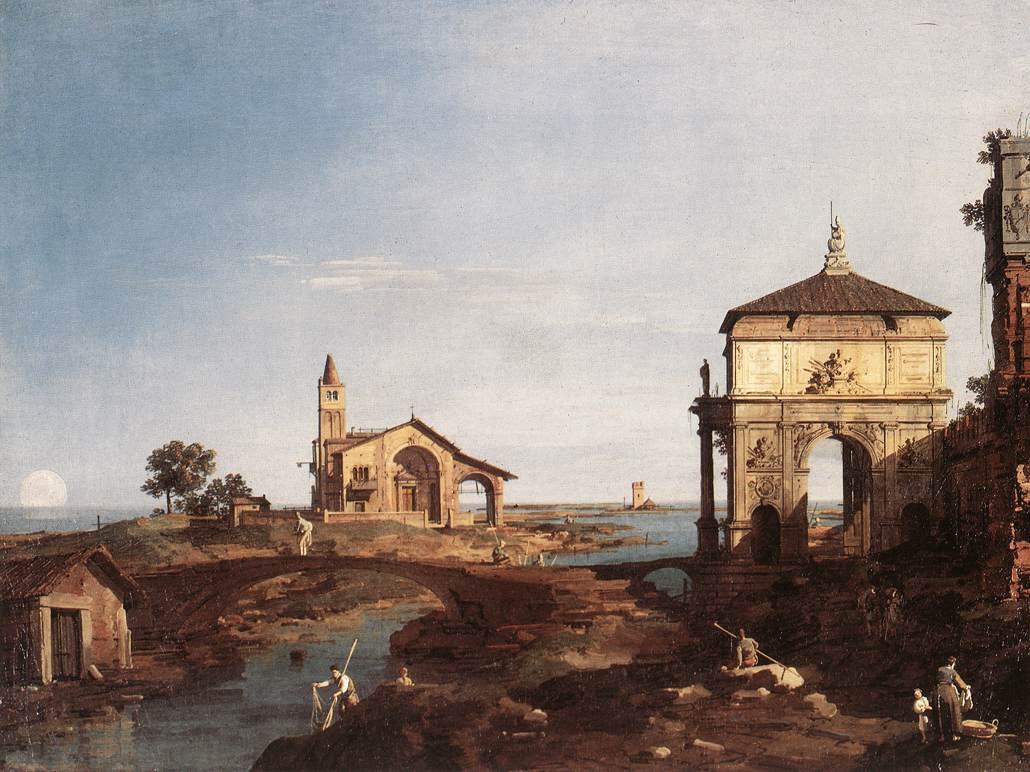 Venedik Motifli Capriccio by Giovanni Antonio Canal