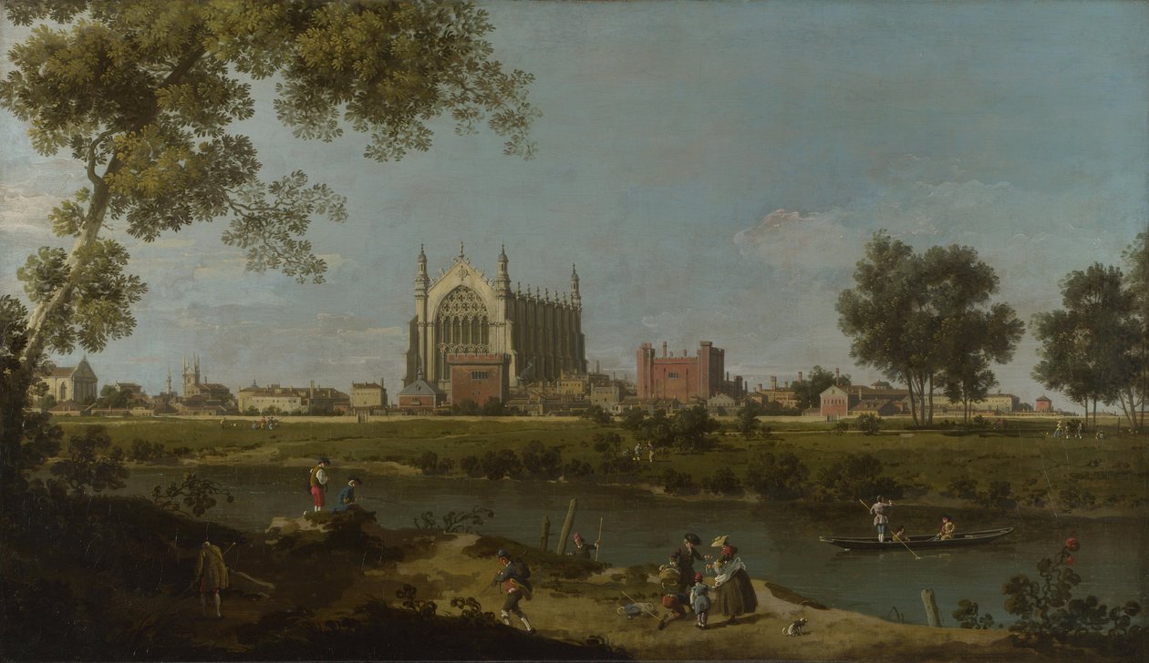 Eton Koleji, c.1754 by Giovanni Antonio Canal