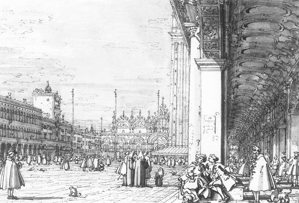 San Marco Meydanı by Giovanni Antonio Canal