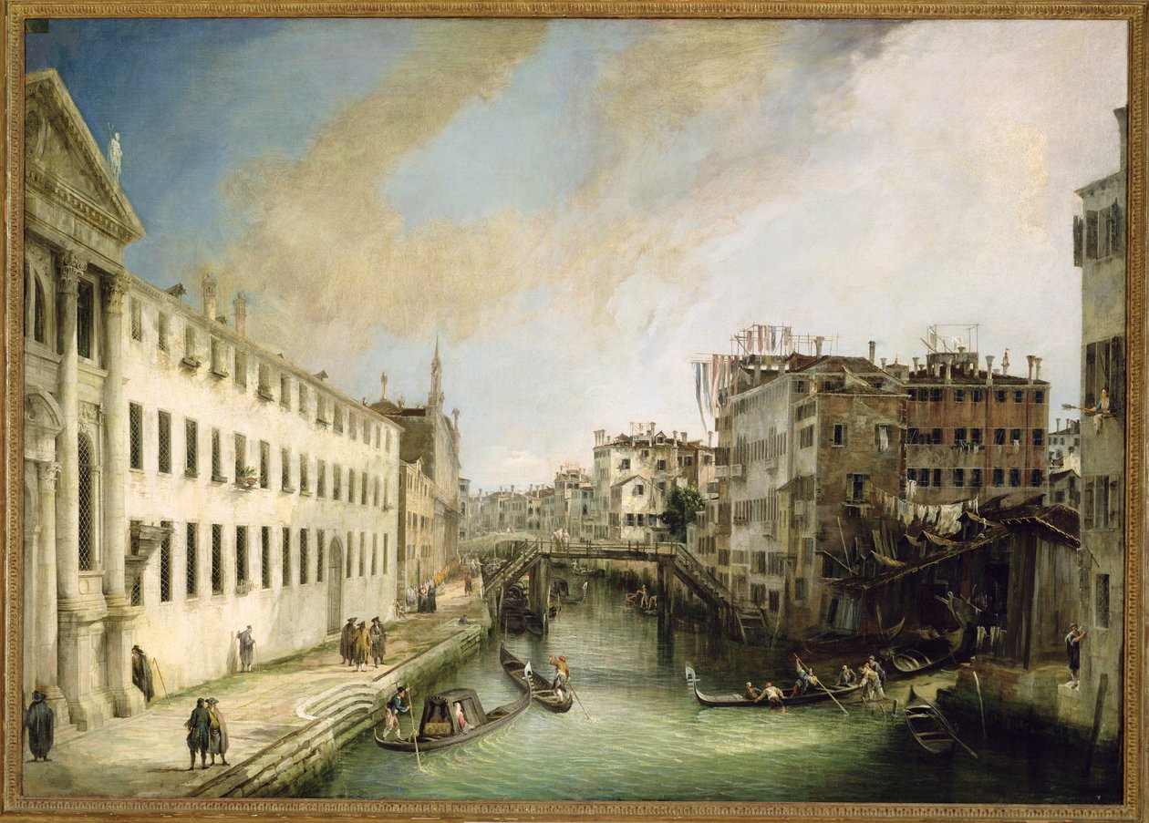 Rio dei Mendicanti, 1724 by Giovanni Antonio Canal
