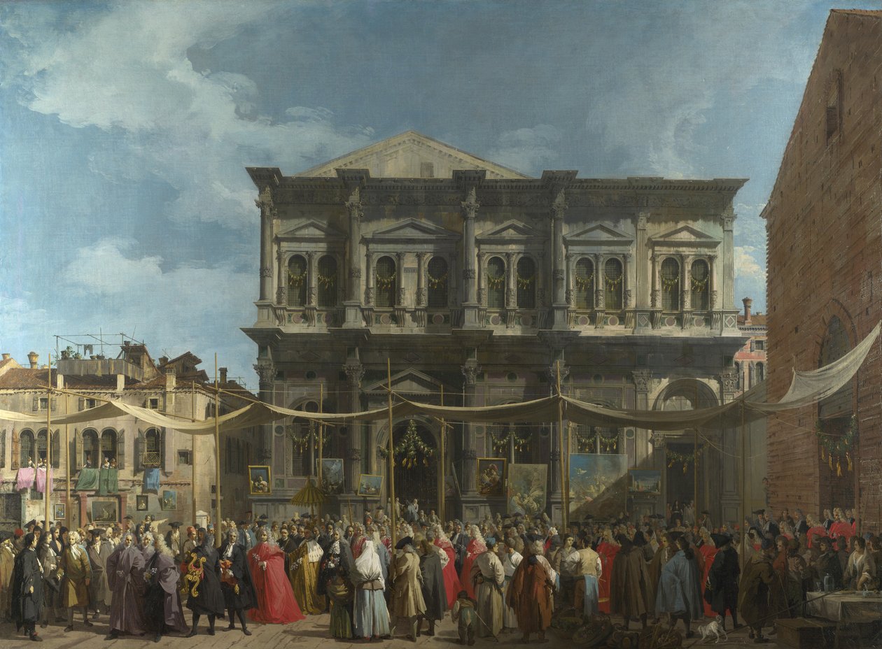 St Roch Bayramı Günü by Giovanni Antonio Canal