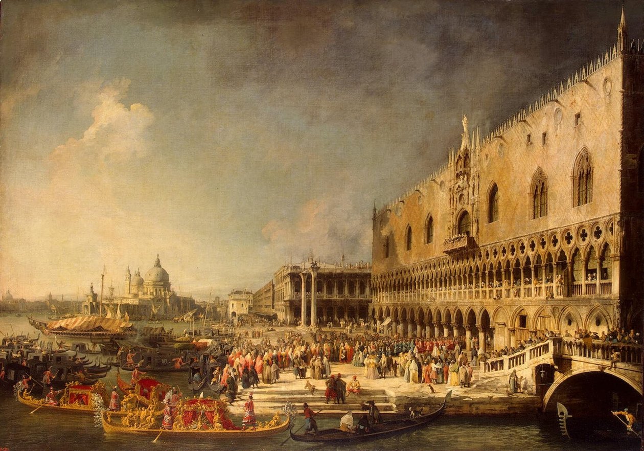 Fransız Büyükelçisinin Resepsiyonu (Hermitage) by Giovanni Antonio Canal