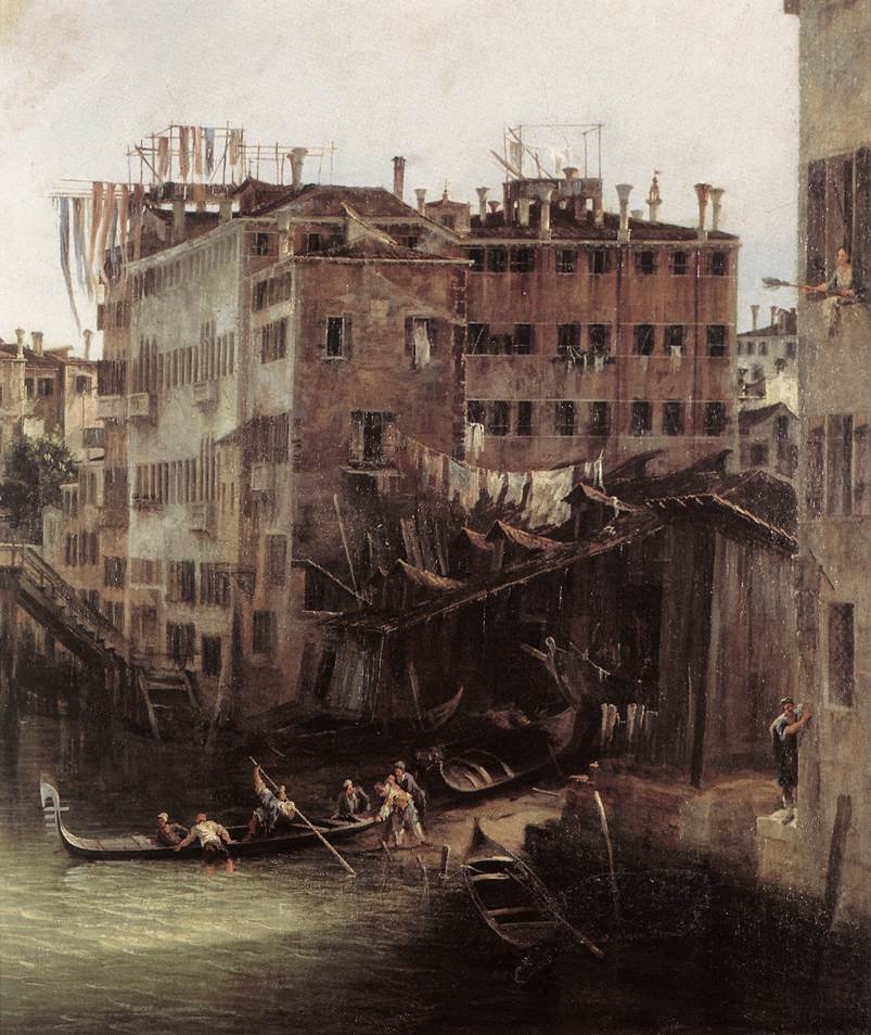 Rio dei Mendicanti by Giovanni Antonio Canal