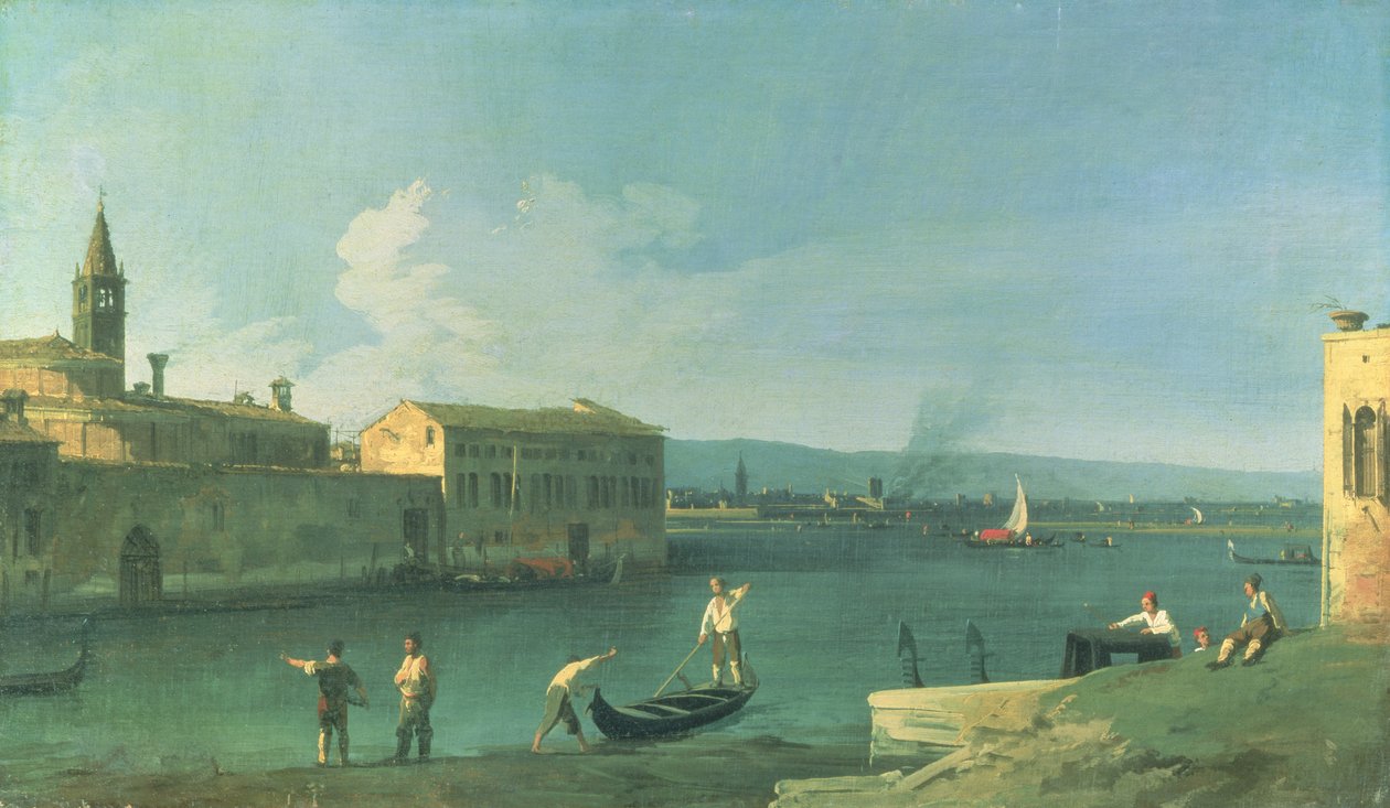View of San Michele in Isola, Venice  by Giovanni Antonio Canal
