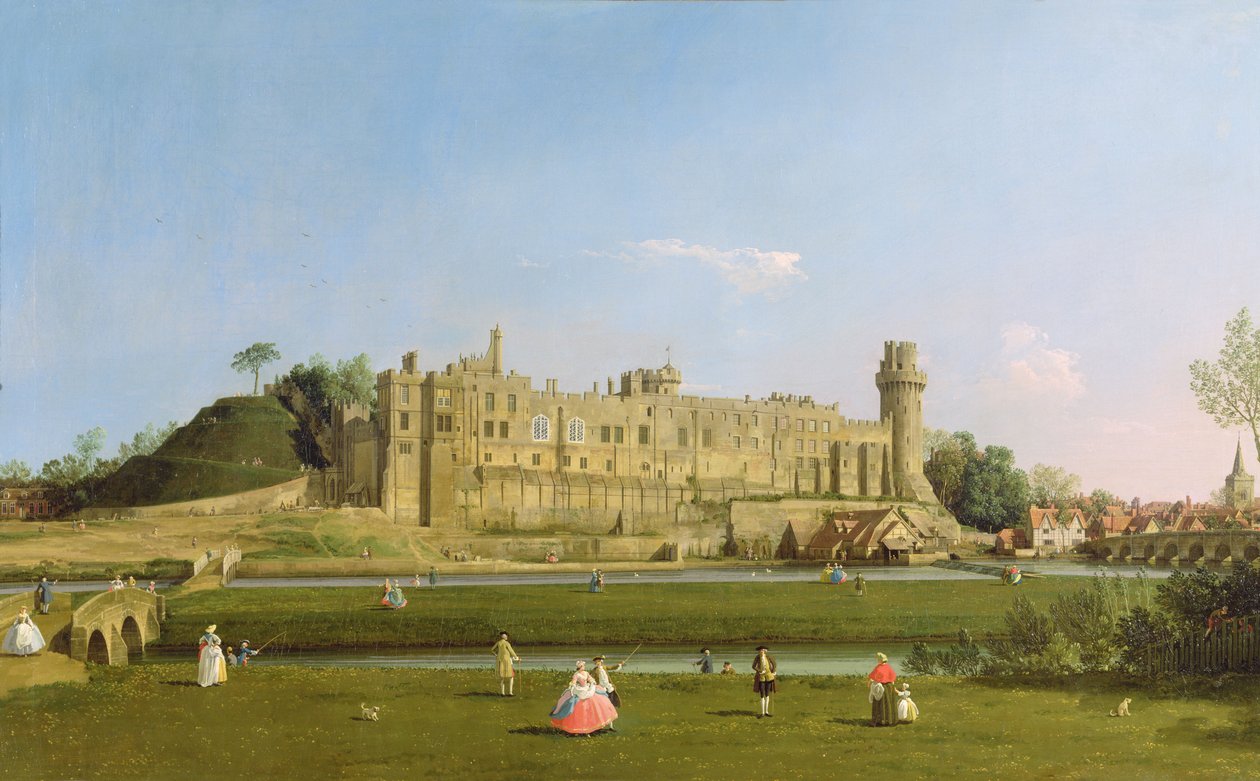 Warwick Kalesi, c.1748-49 by Giovanni Antonio Canal