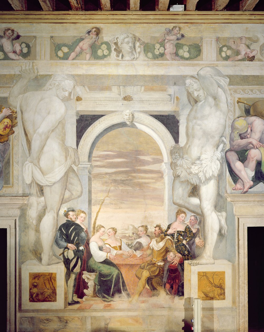 Kart Oyunu by Giovanni Antonio Fasolo