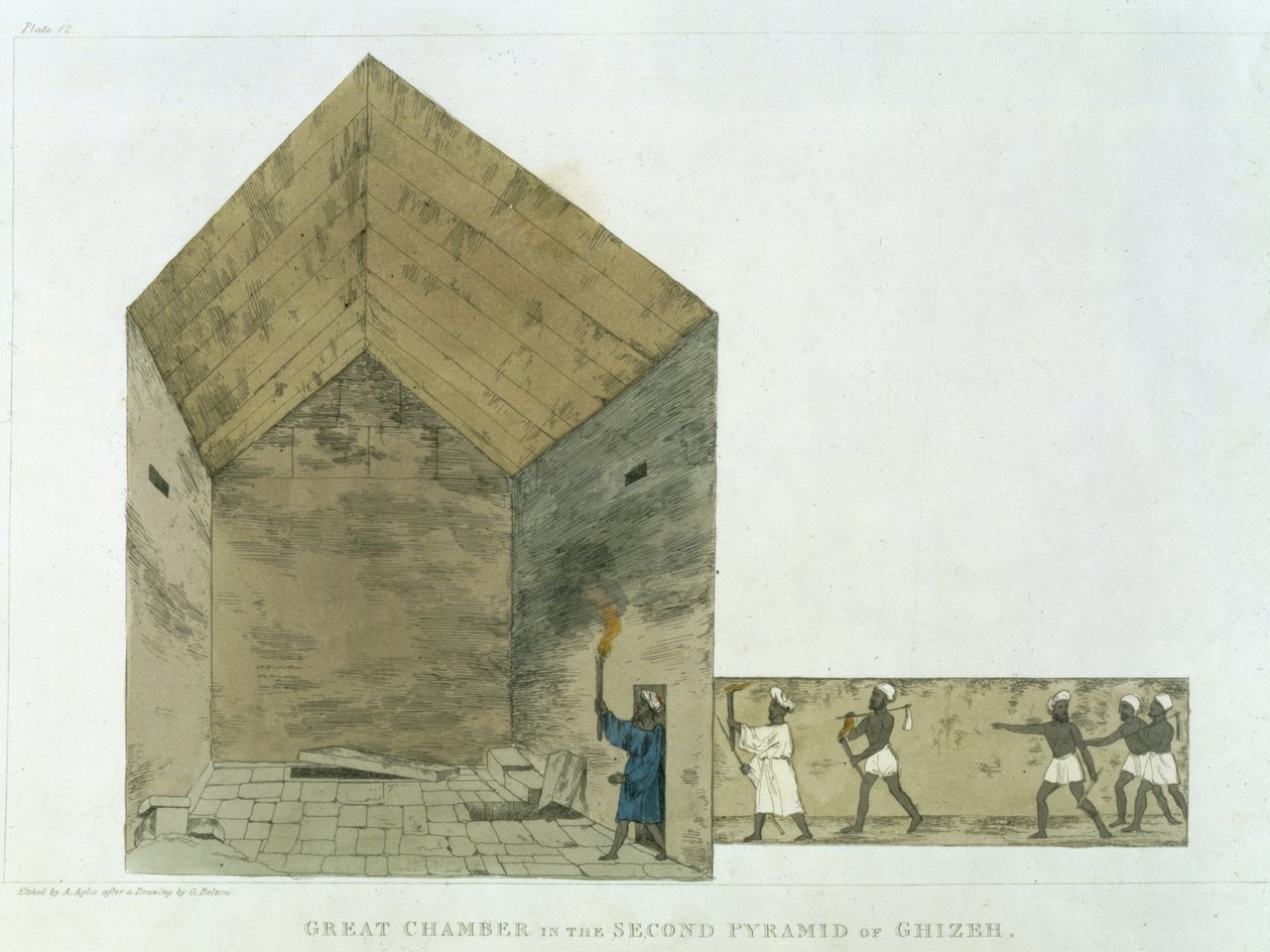 Giovanni Belzoni tarafından keşfedilen Giza