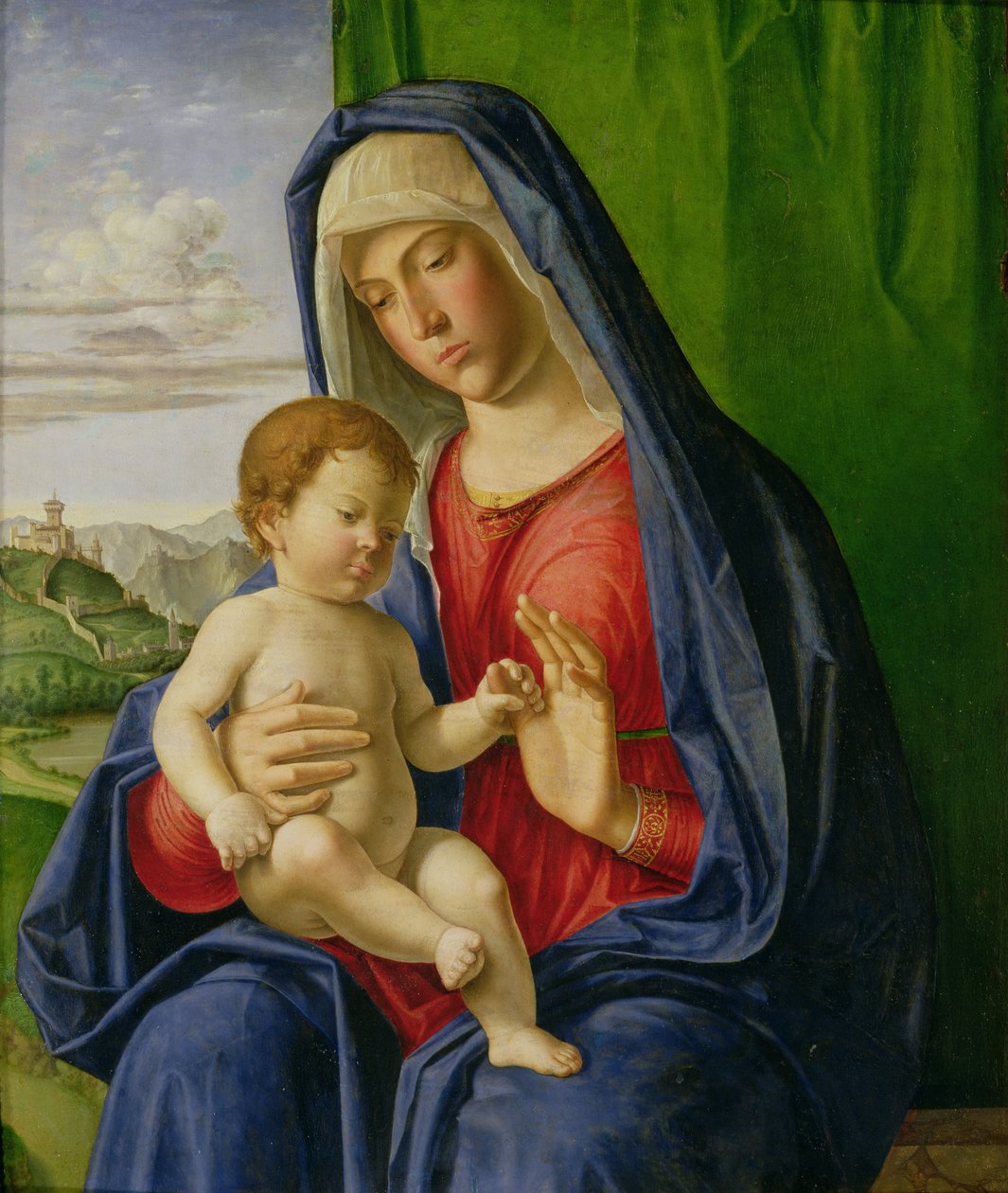Madonna ve Çocuk, 1490