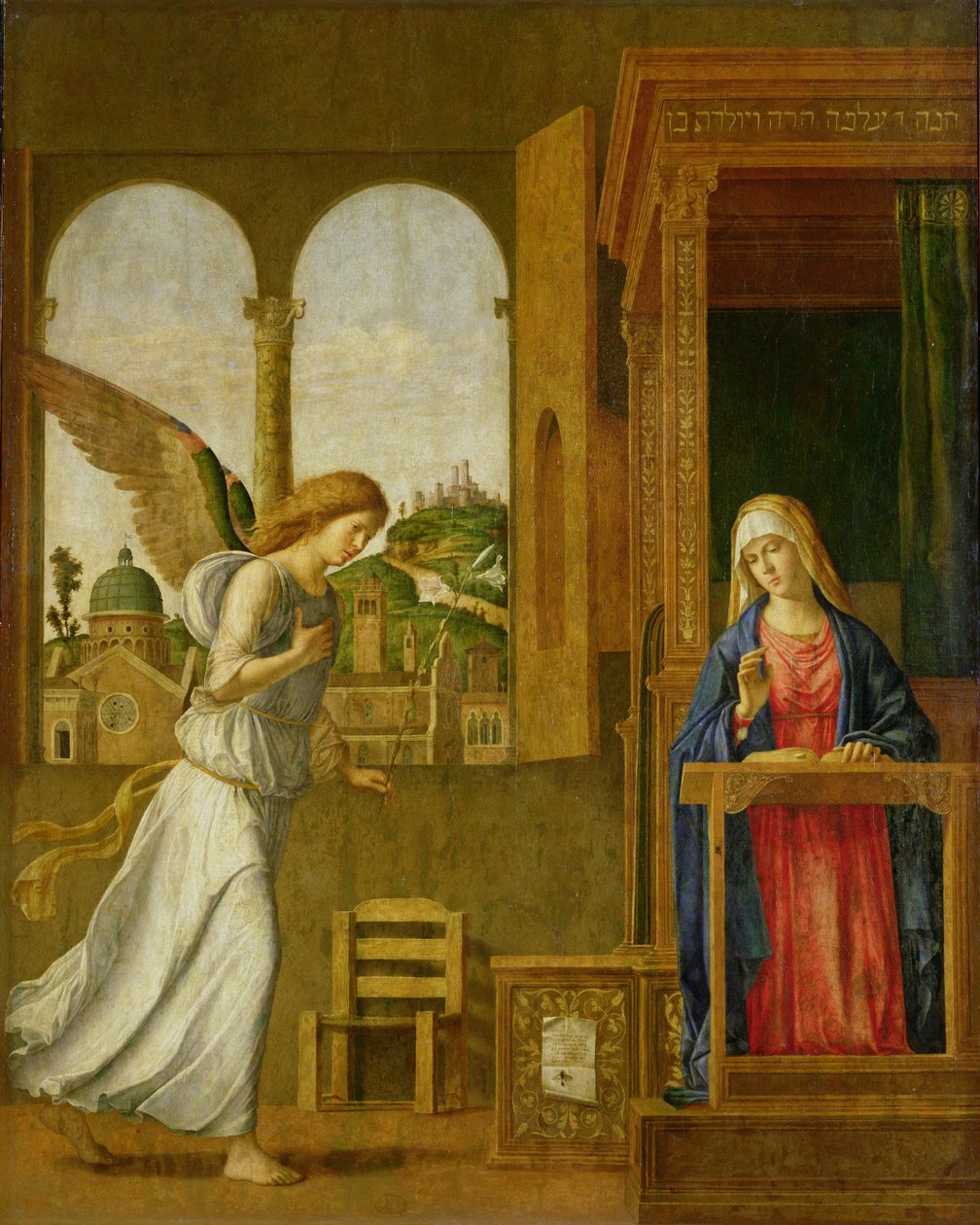 Müjde, 1495 by Giovanni Battista Cima da Conegliano