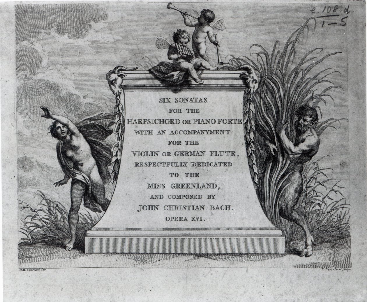 Francesco Bartolozzi tarafından oyulmuş, Bayan Grönland
