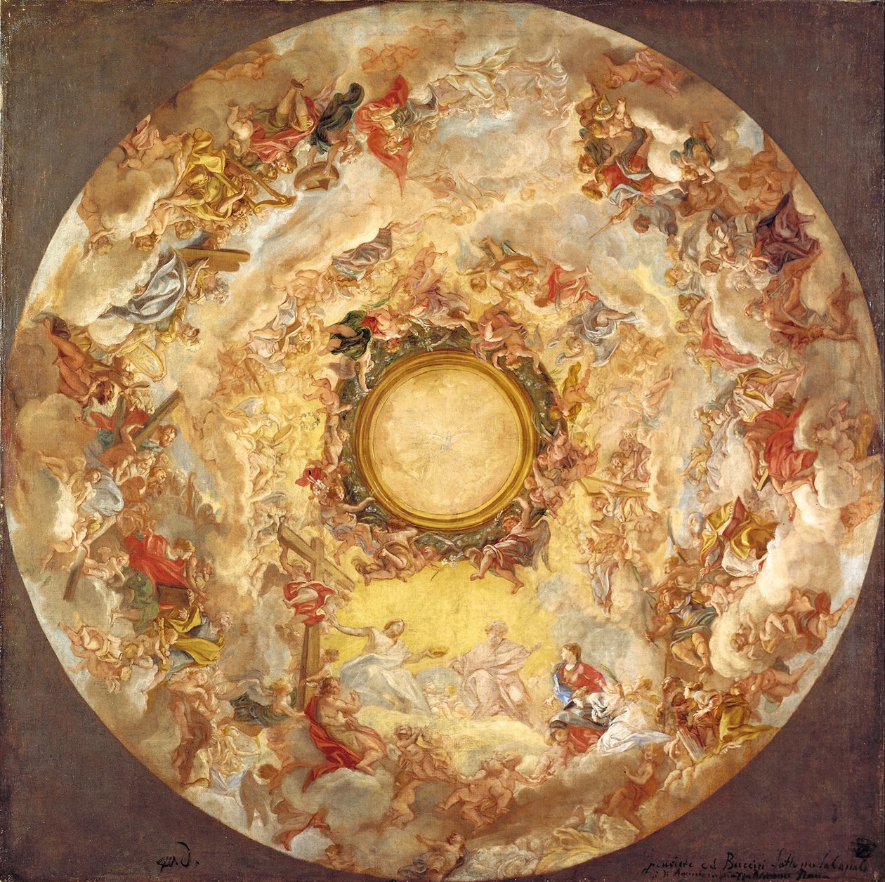 Aziz Agnes Cennete Alındı by Giovanni Battista Gaulli