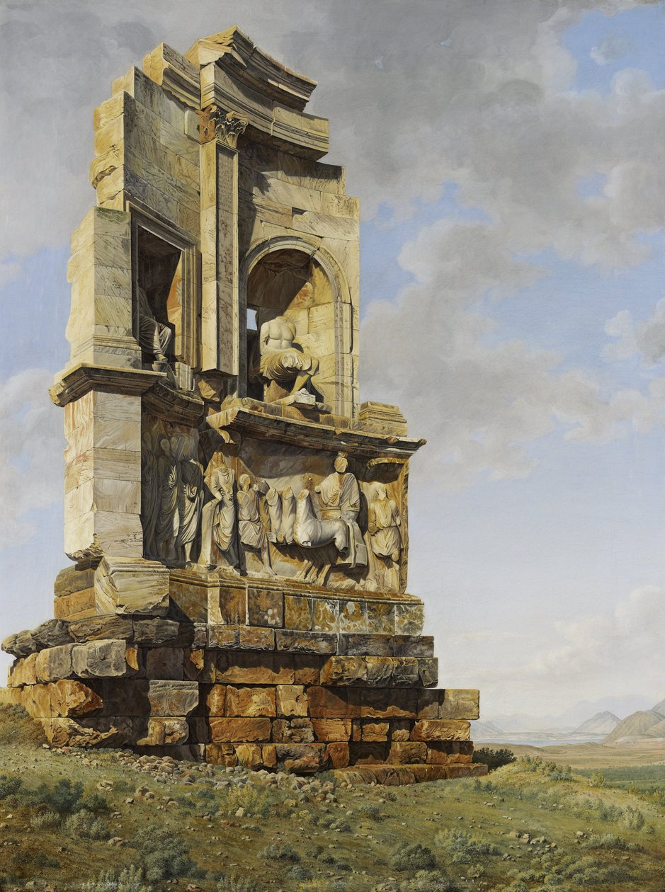 Philopappos Anıtı, Atina by Giovanni Battista Lusieri