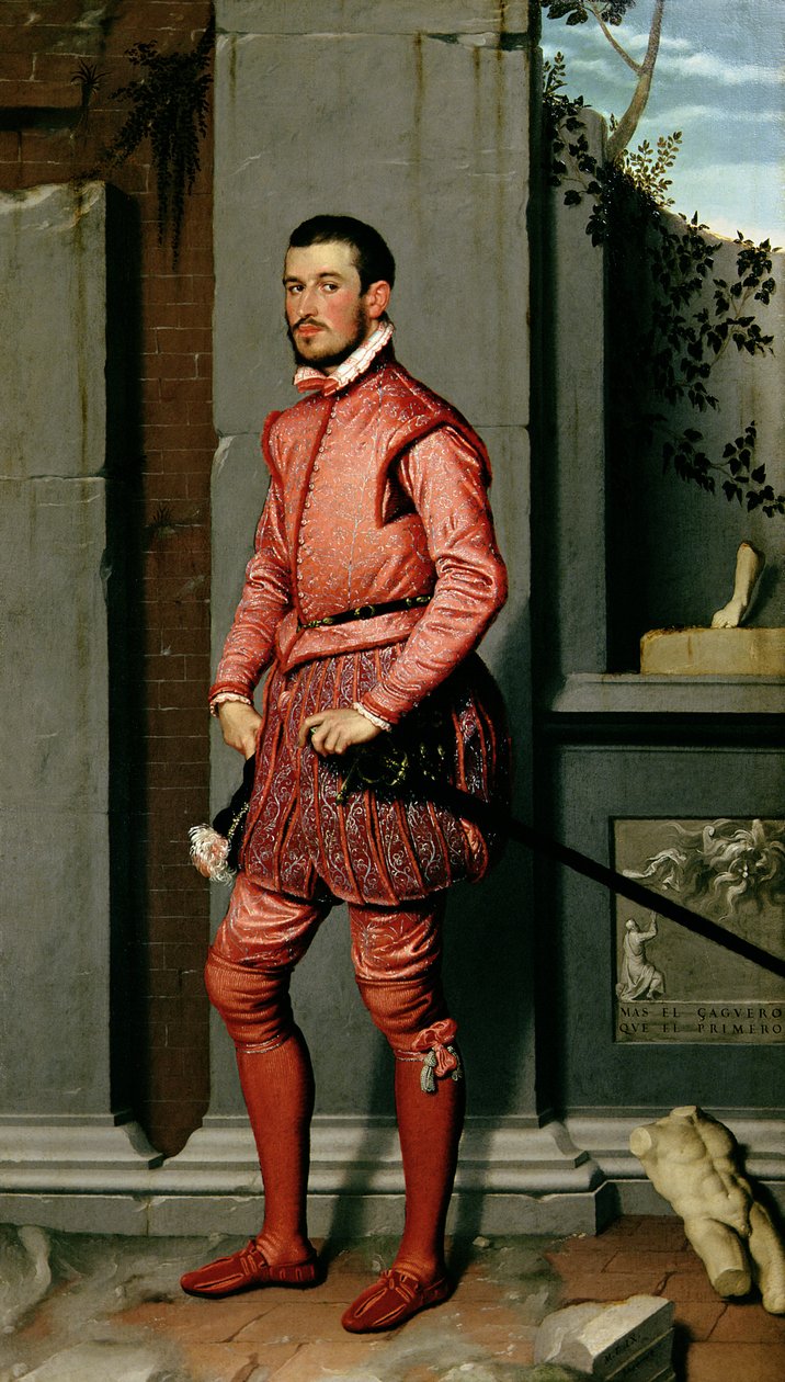 Gian Gerolamo Grumelli, İtalyan devlet adamı ve asil portresi, 1560 by Giovanni Battista Moroni