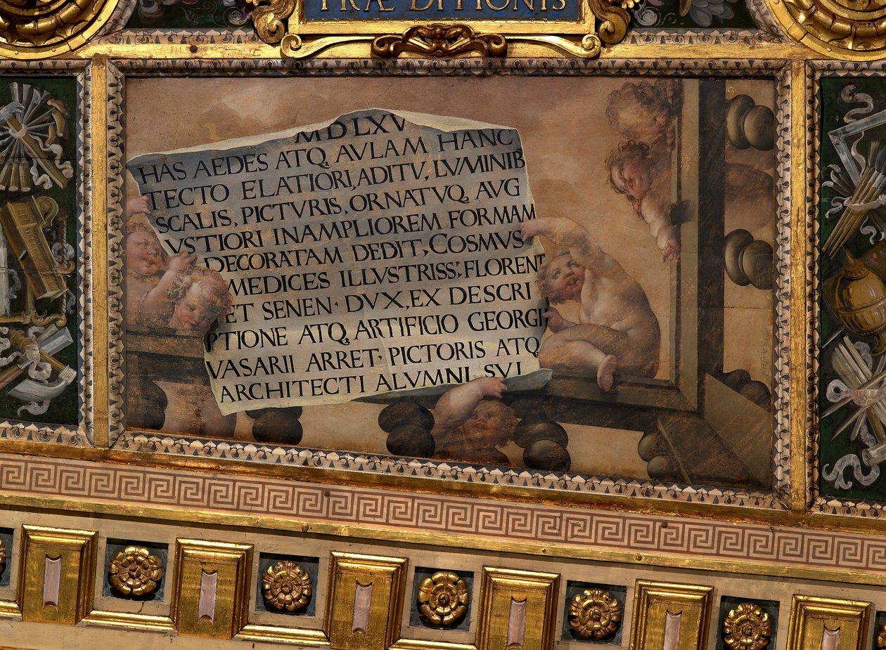 Kaydırma ve yazma ile puttoes by Giovanni Battista Naldini
