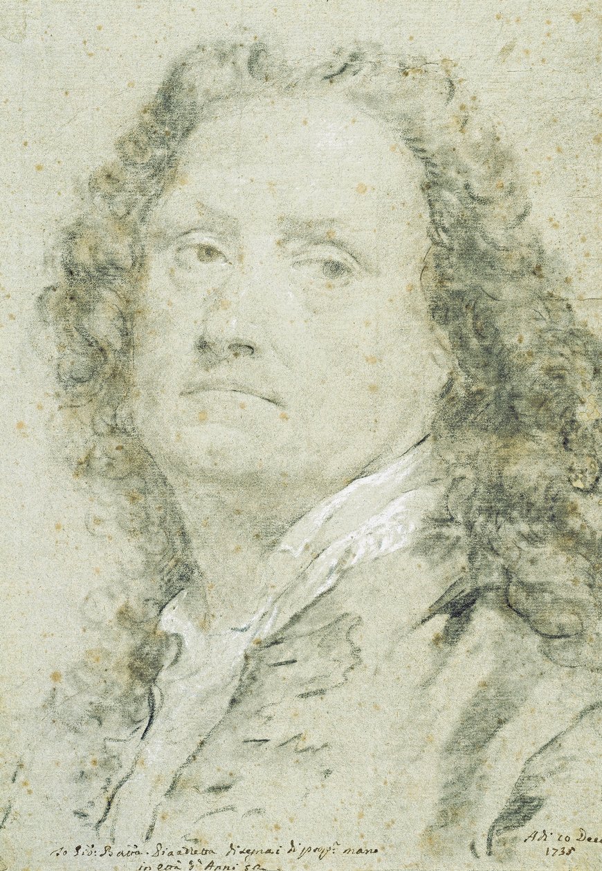 Otoportre, 1735 by Giovanni Battista Piazzetta