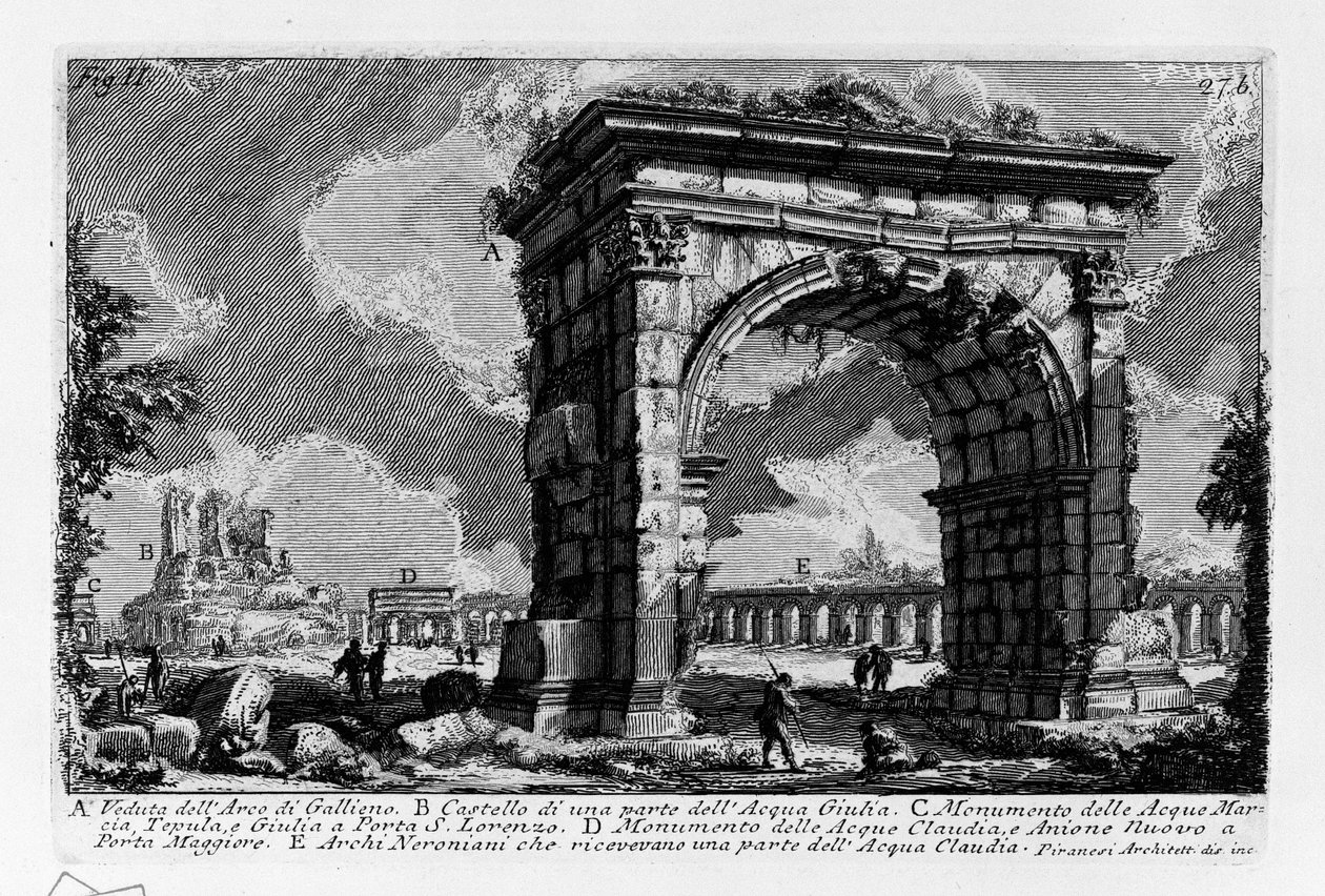 Gallienus Kemeri by Giovanni-Battista Piranesi