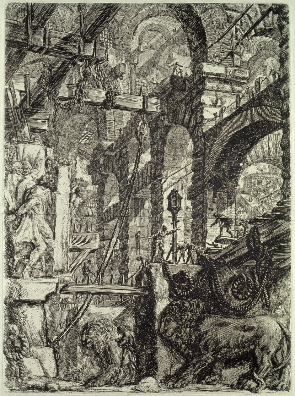 Carceri (Hapishane) V, 1760 by Giovanni Battista Piranesi