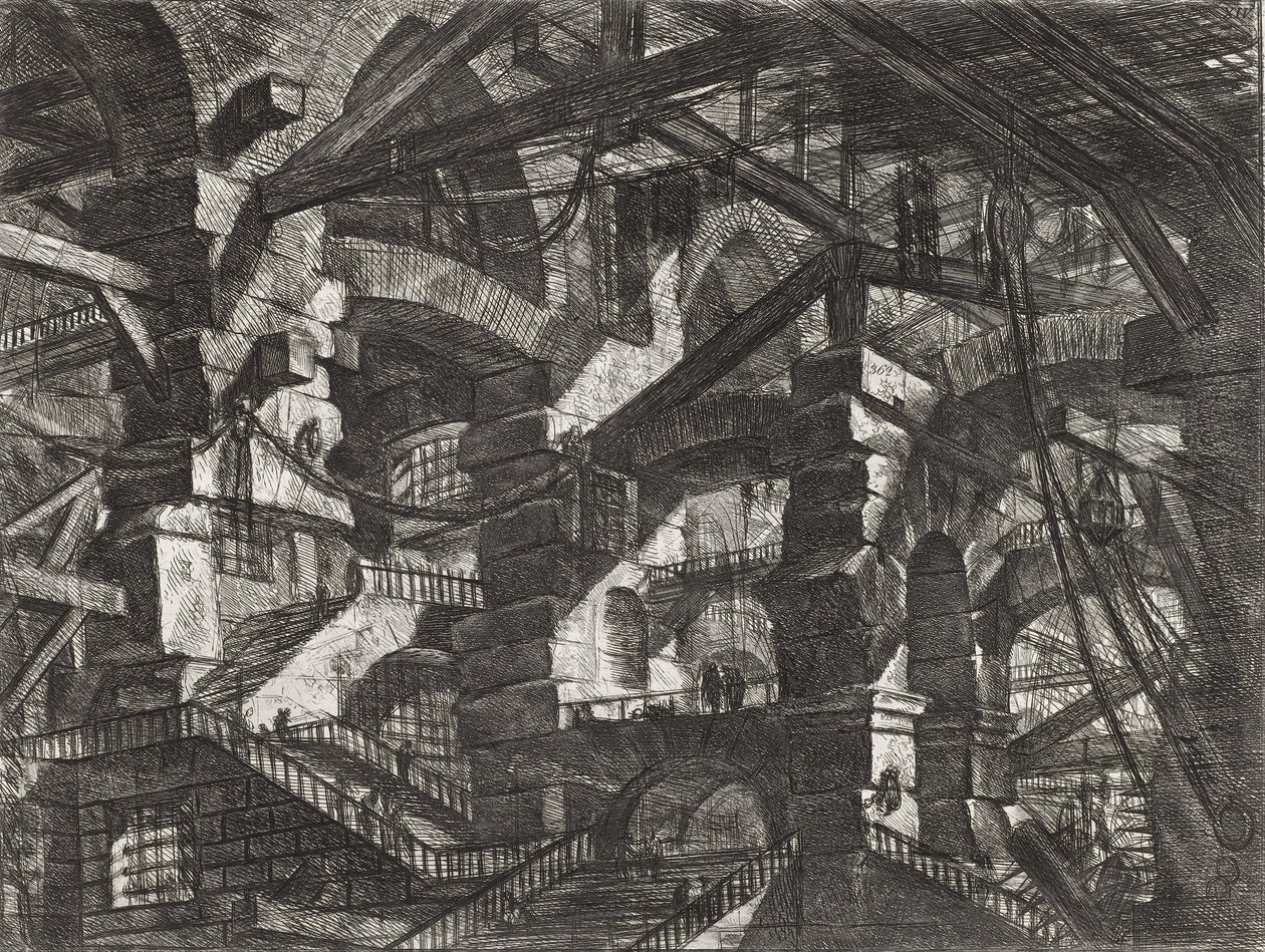 Carceri Serisi, Plaka XIV by Giovanni Battista Piranesi