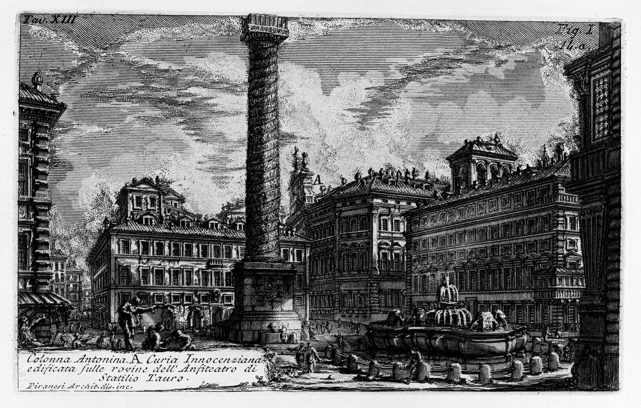 Antoninus Sütunu by Giovanni Battista Piranesi