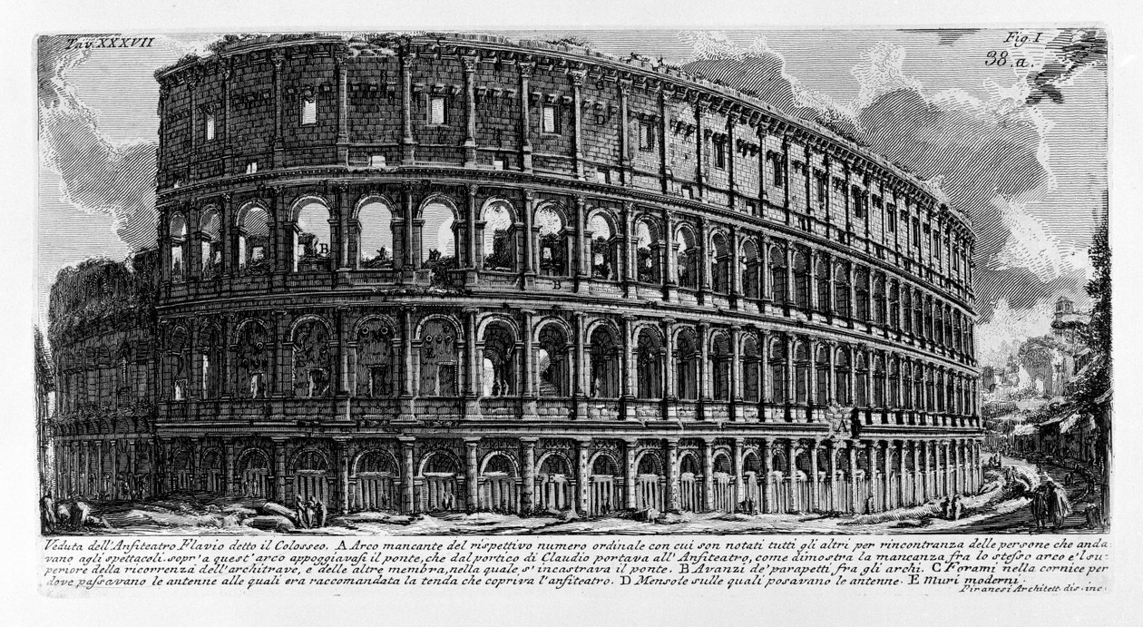 Kolezyum by Giovanni Battista Piranesi