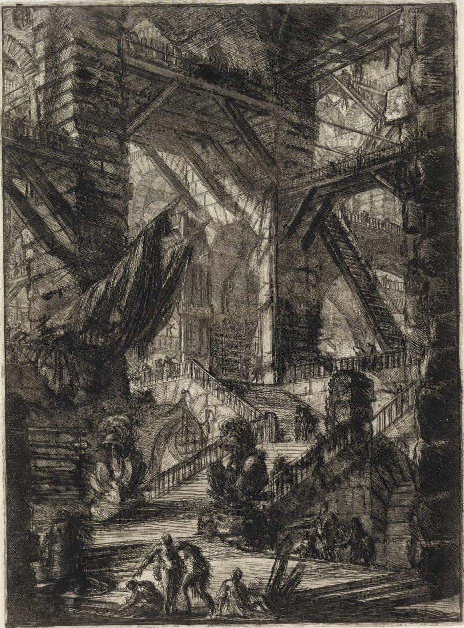 Buluş hapishaneleri [levha VIII] by Giovanni Battista Piranesi