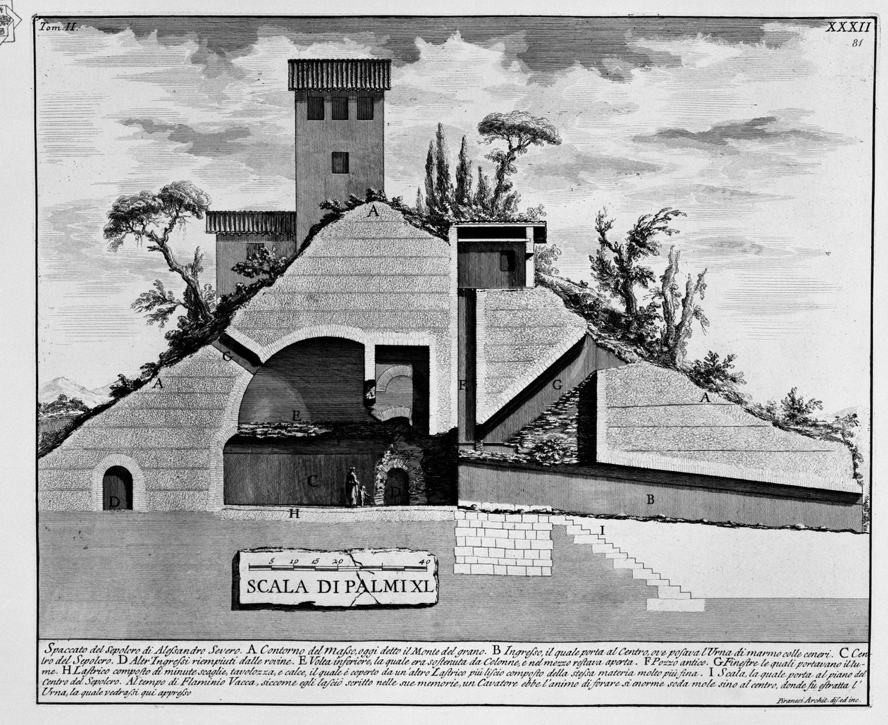 Monte del Grano by Giovanni Battista Piranesi