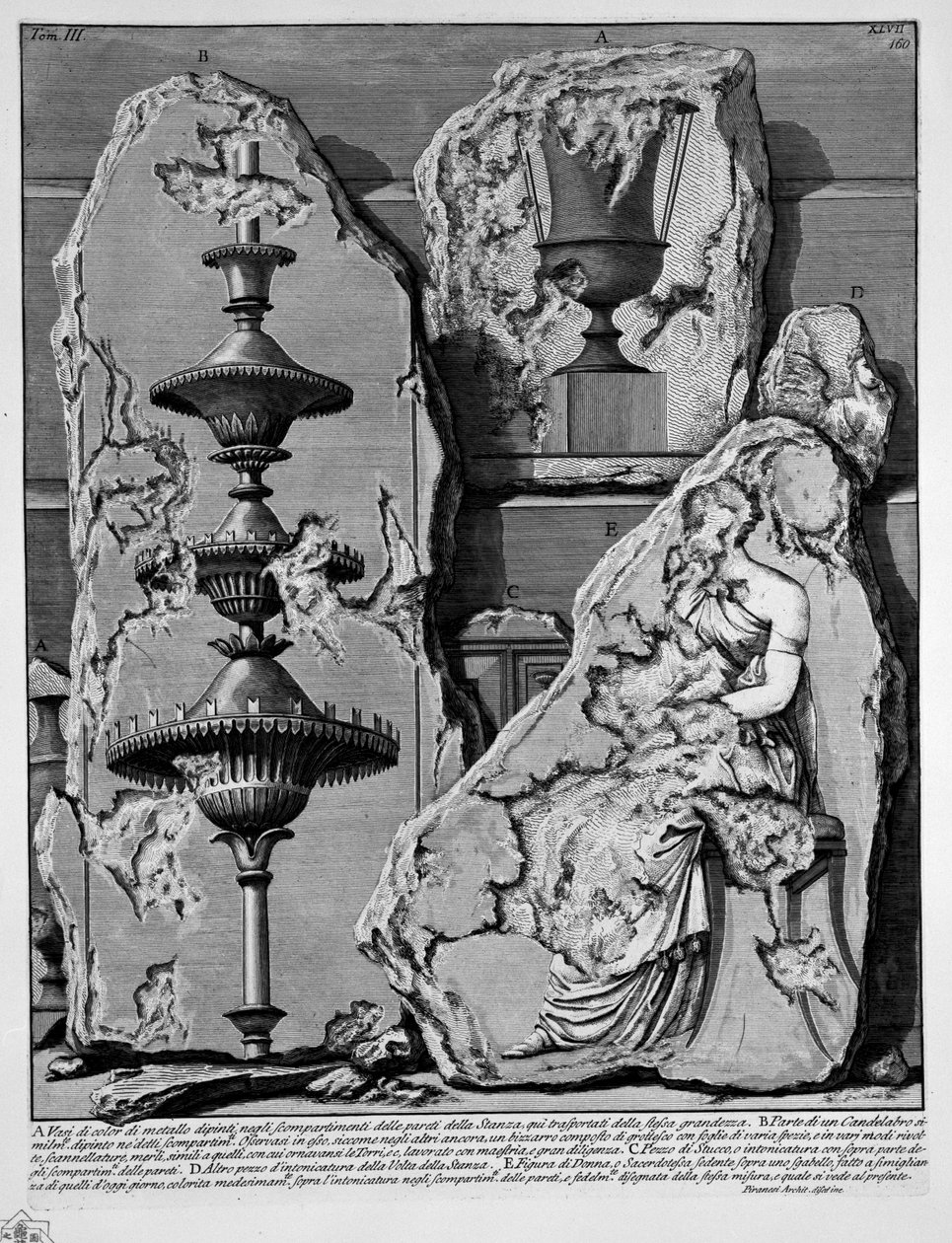 Caius Cestius Piramidi by Giovanni Battista Piranesi