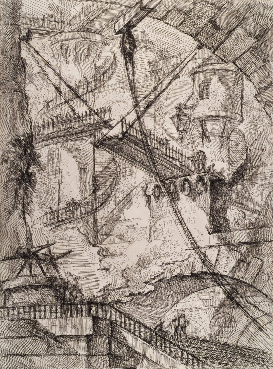 asma köprü by Giovanni Battista Piranesi