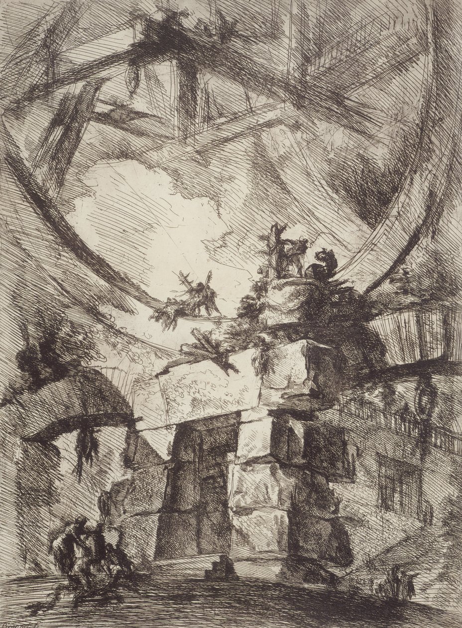 Dev Tekerlek by Giovanni Battista Piranesi