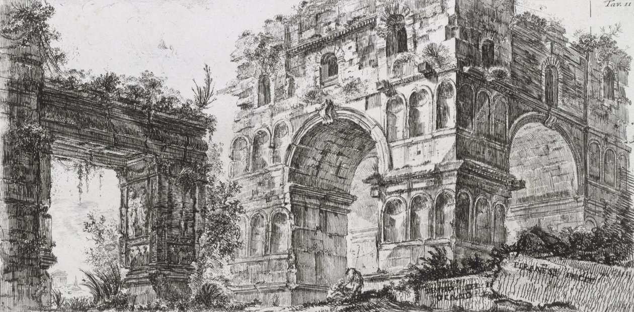 Diana Tapınağı by Giovanni Battista Piranesi