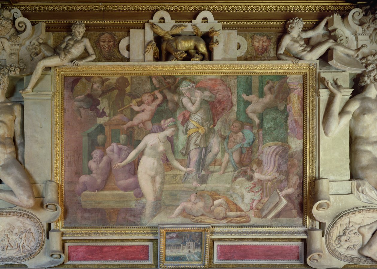 Venus at the Fountain, from the Galerie Francois I, 1535-40  by Giovanni Battista Rosso Fiorentino