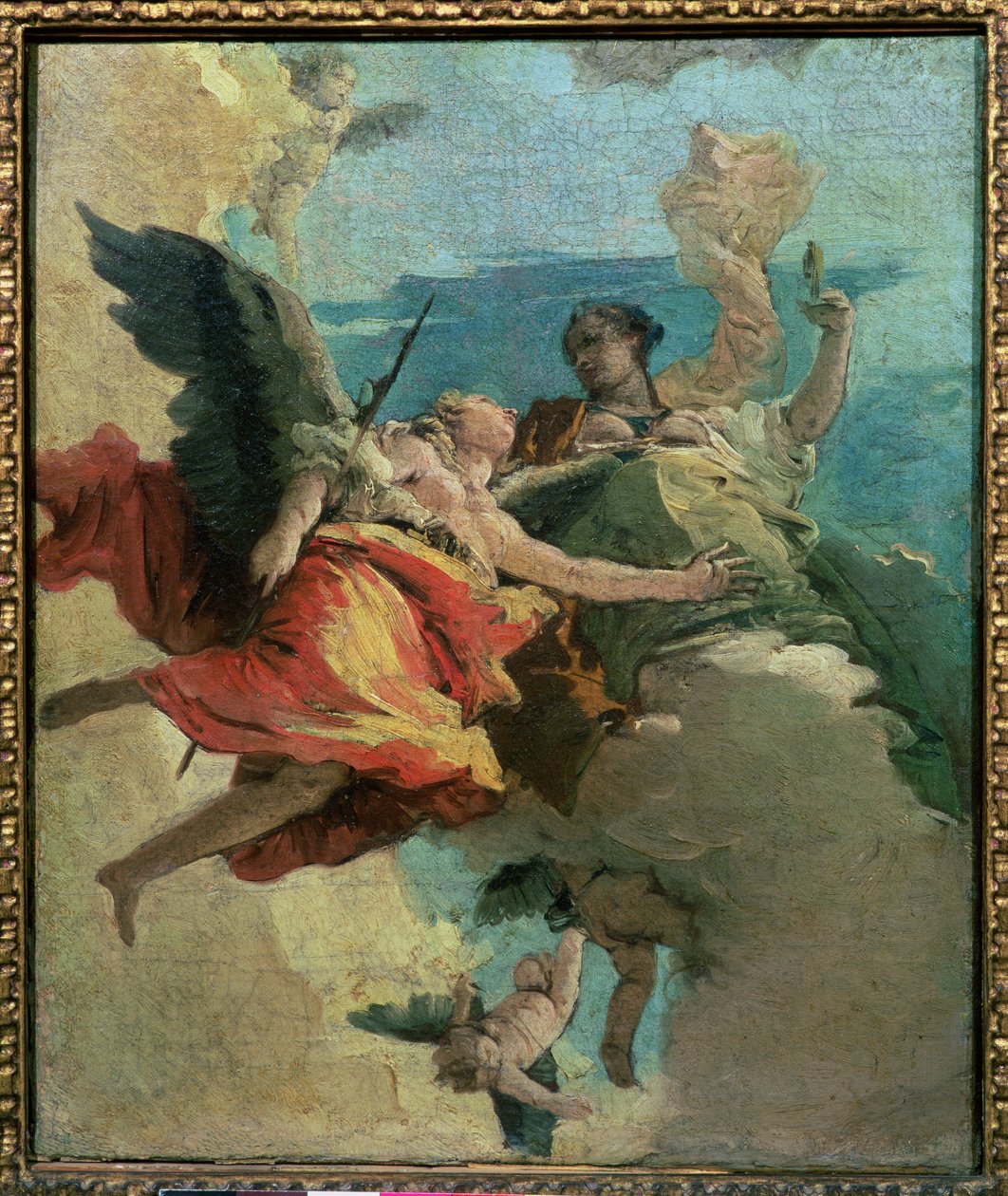 alegorik sahne by Giovanni Battista Tiepolo