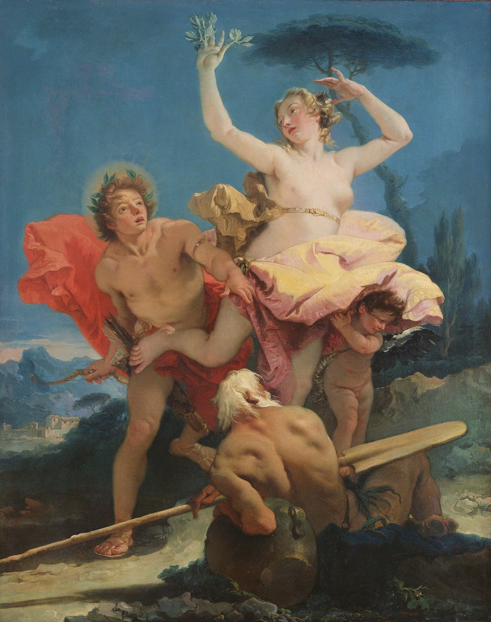 Apollo ve Daphne, c.1743-44 by Giovanni Battista Tiepolo