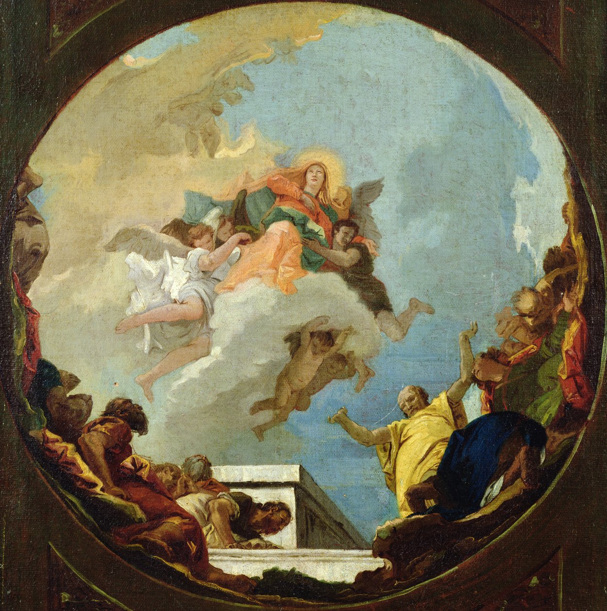 Bakire Varsayımı by Giovanni Battista Tiepolo