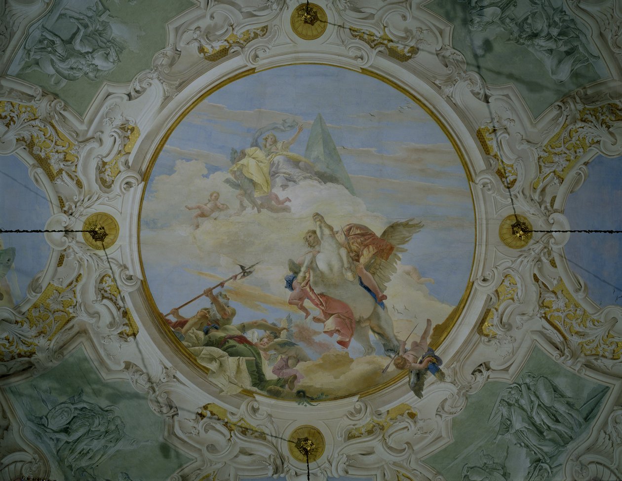 Bellerophon Binme Pegasus, c.1746-47 by Giovanni Battista Tiepolo