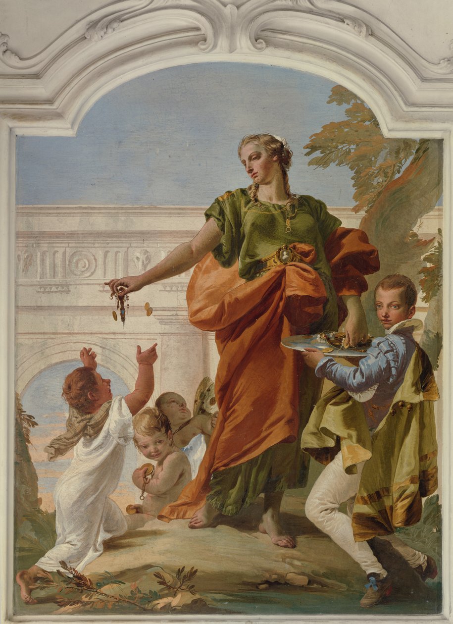 Sadaka Dağıtma Sadakaları by Giovanni Battista Tiepolo