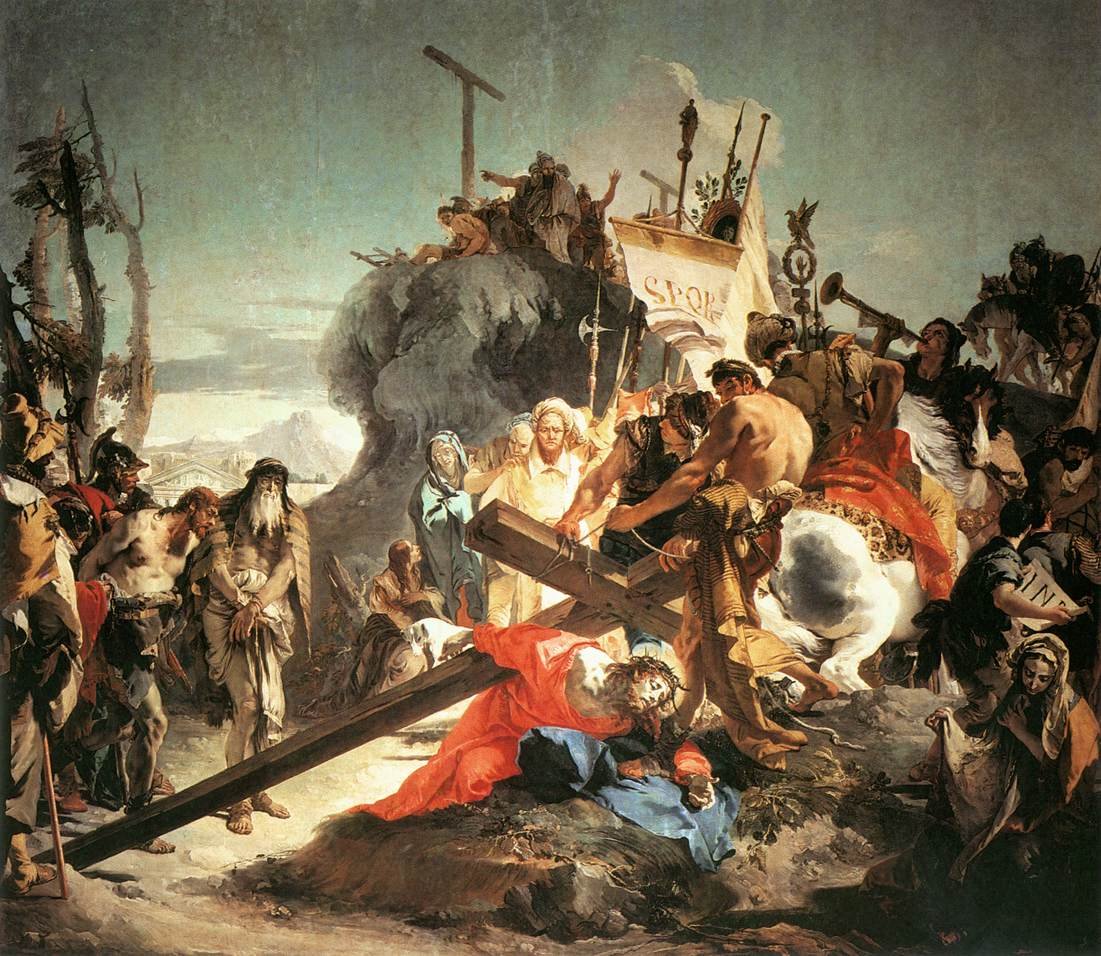 Haç Taşıyan İsa by Giovanni Battista Tiepolo