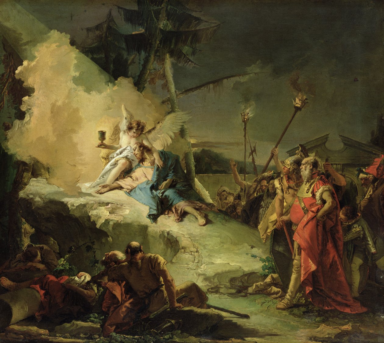 Getsemani Bahçesinde İsa by Giovanni Battista Tiepolo