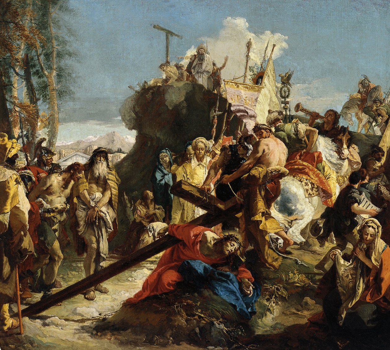 İsa Via del Golgota by Giovanni Battista Tiepolo