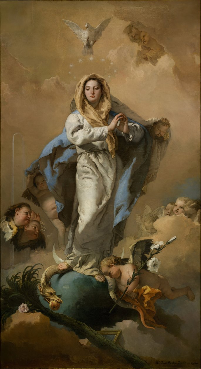 Kusursuz Anlayış by Giovanni Battista Tiepolo
