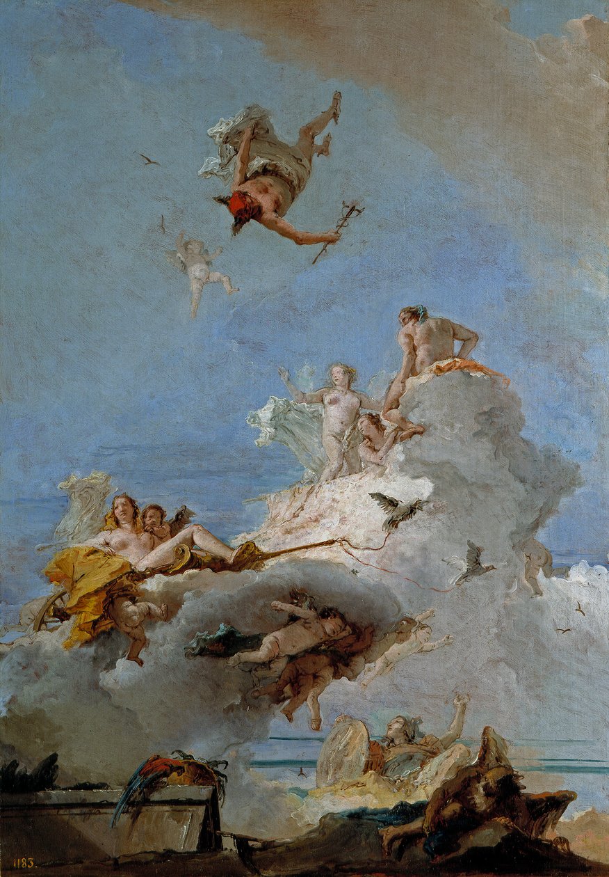 Olimpus by Giovanni Battista Tiepolo