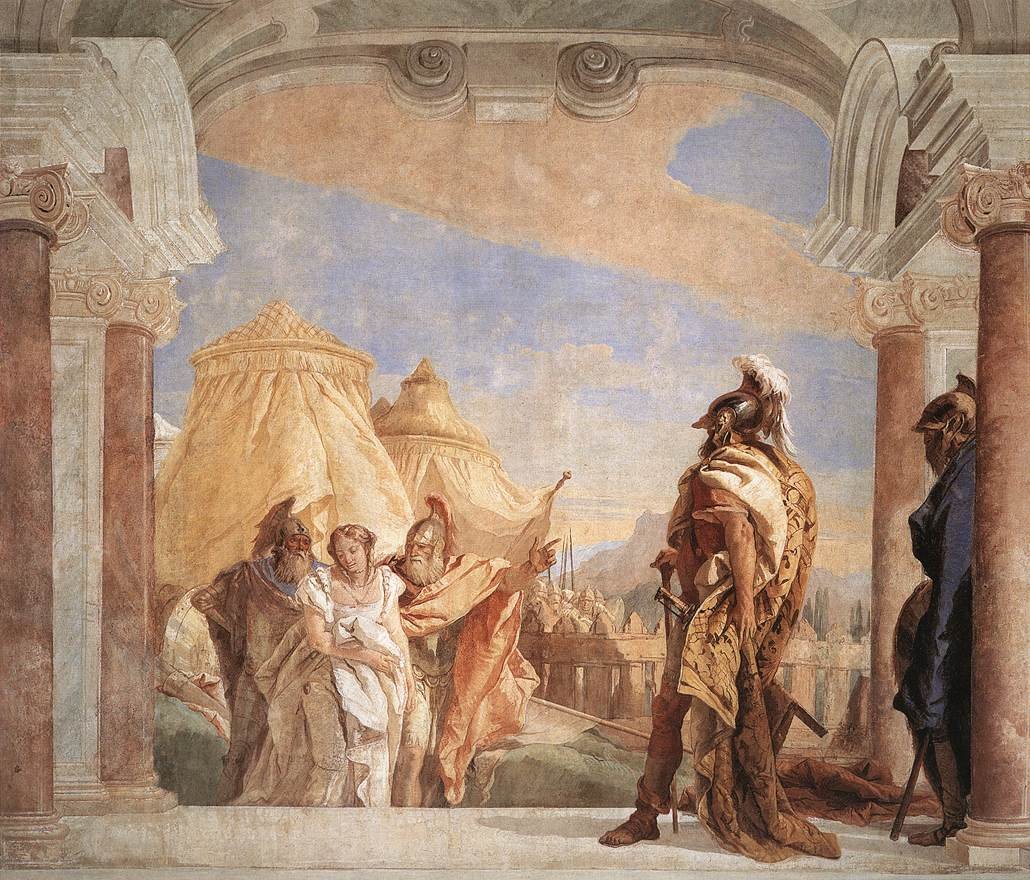 Eurybates ve Talthybios Briseis