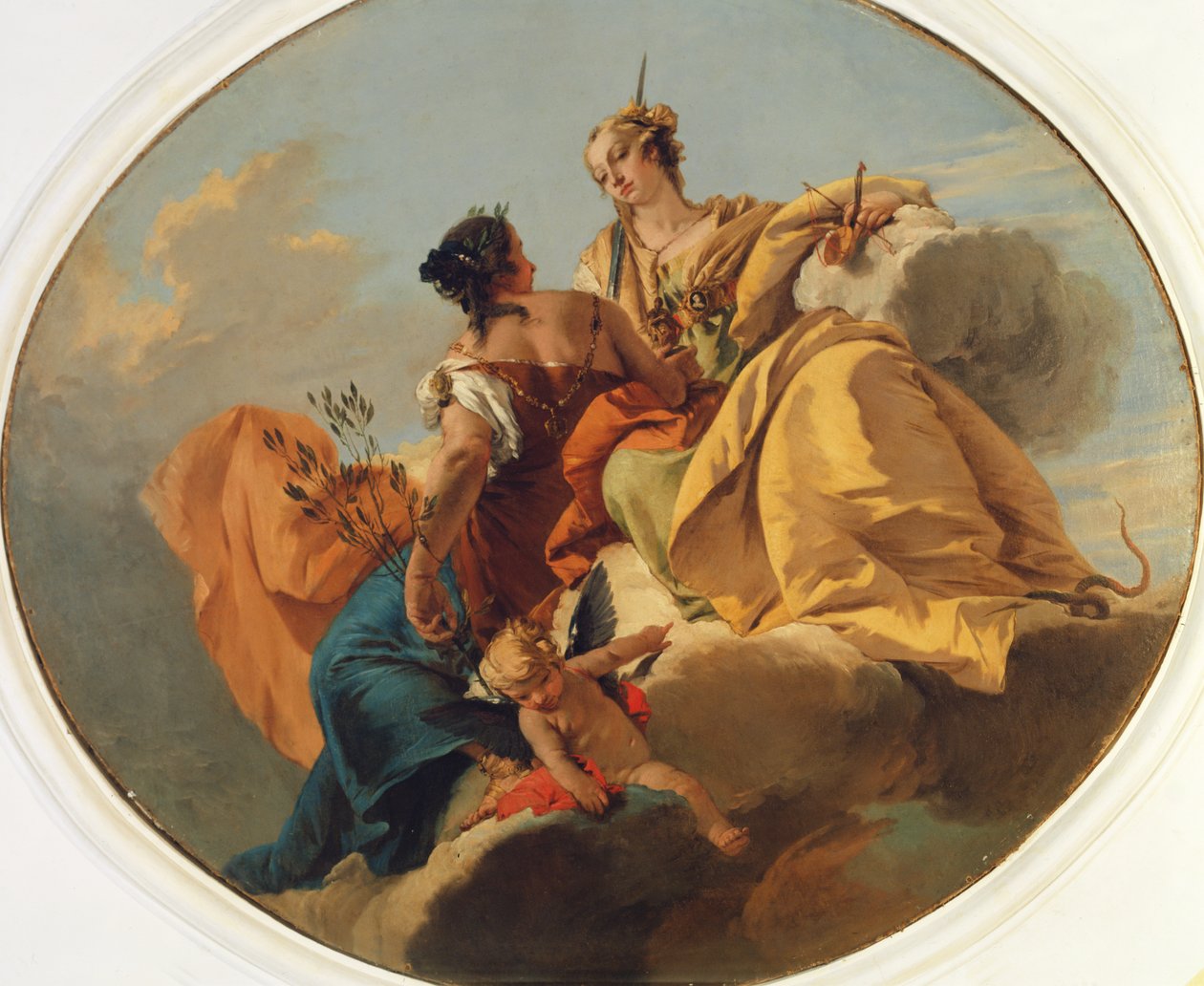 Adalet ve Barış by Giovanni Battista Tiepolo