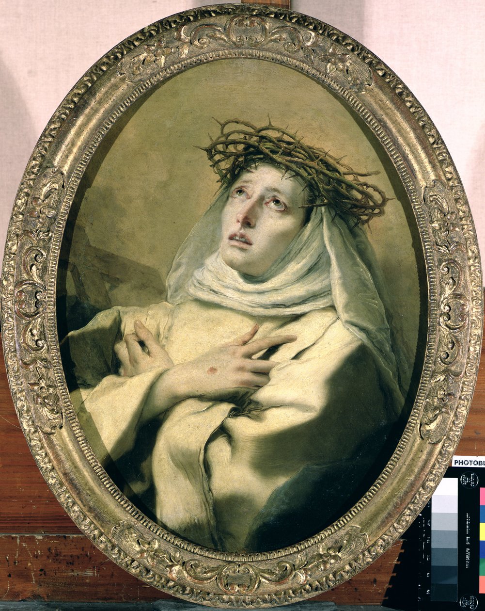 Upplýsingar um Madonnu pílagrímsins, c.1603-05 by Giovanni Battista Tiepolo