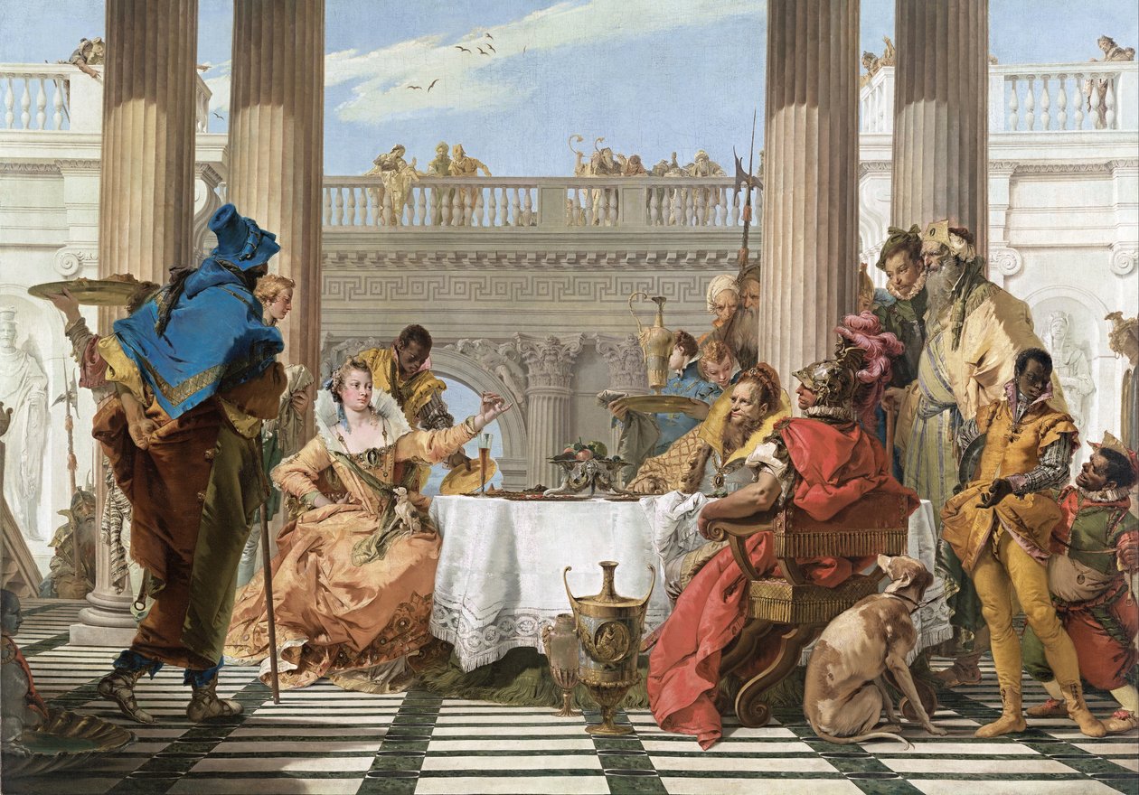 Kleopatra Ziyafeti by Giovanni Battista Tiepolo
