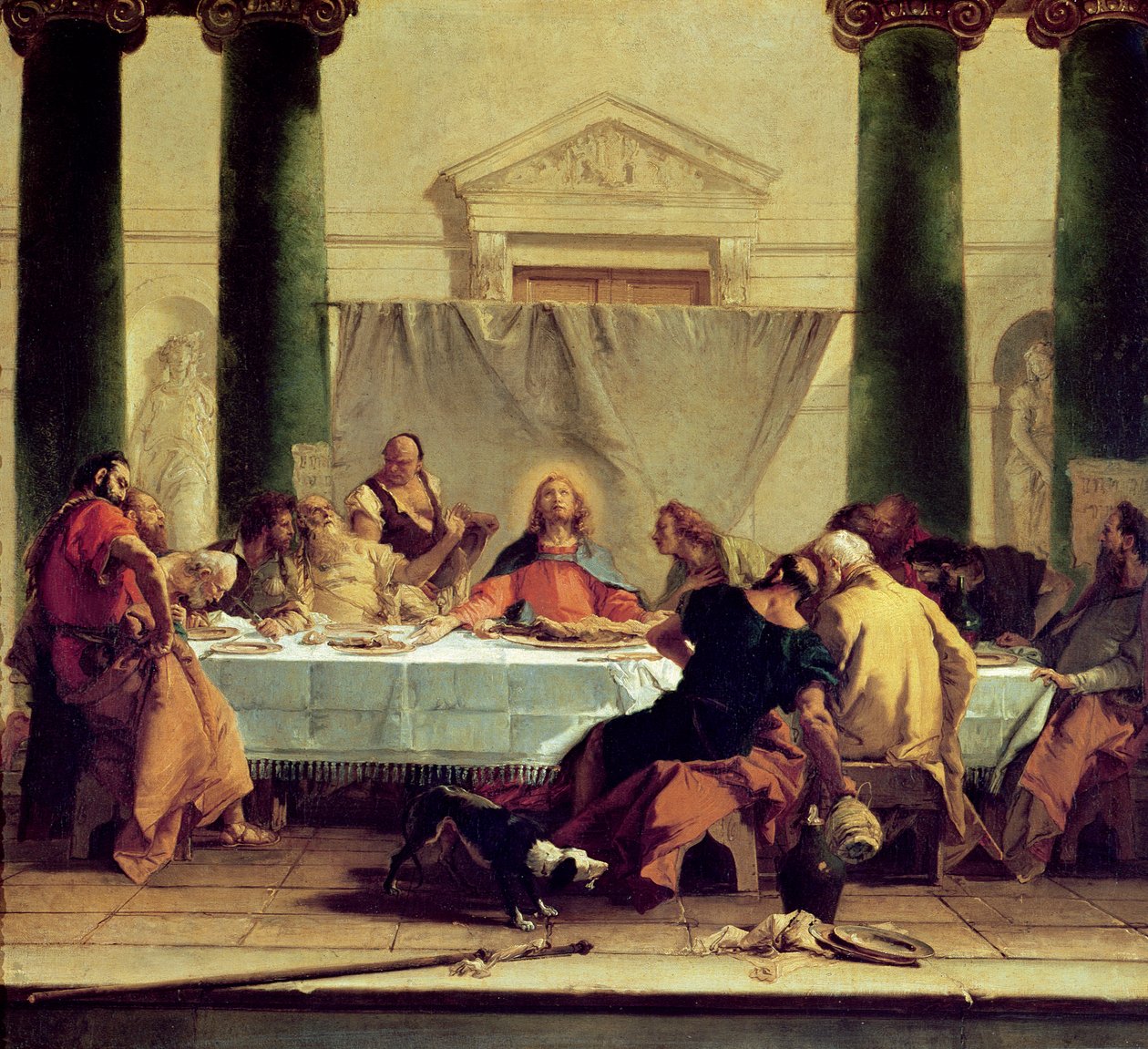 The Last Supper, 1745-50  by Giovanni Battista Tiepolo